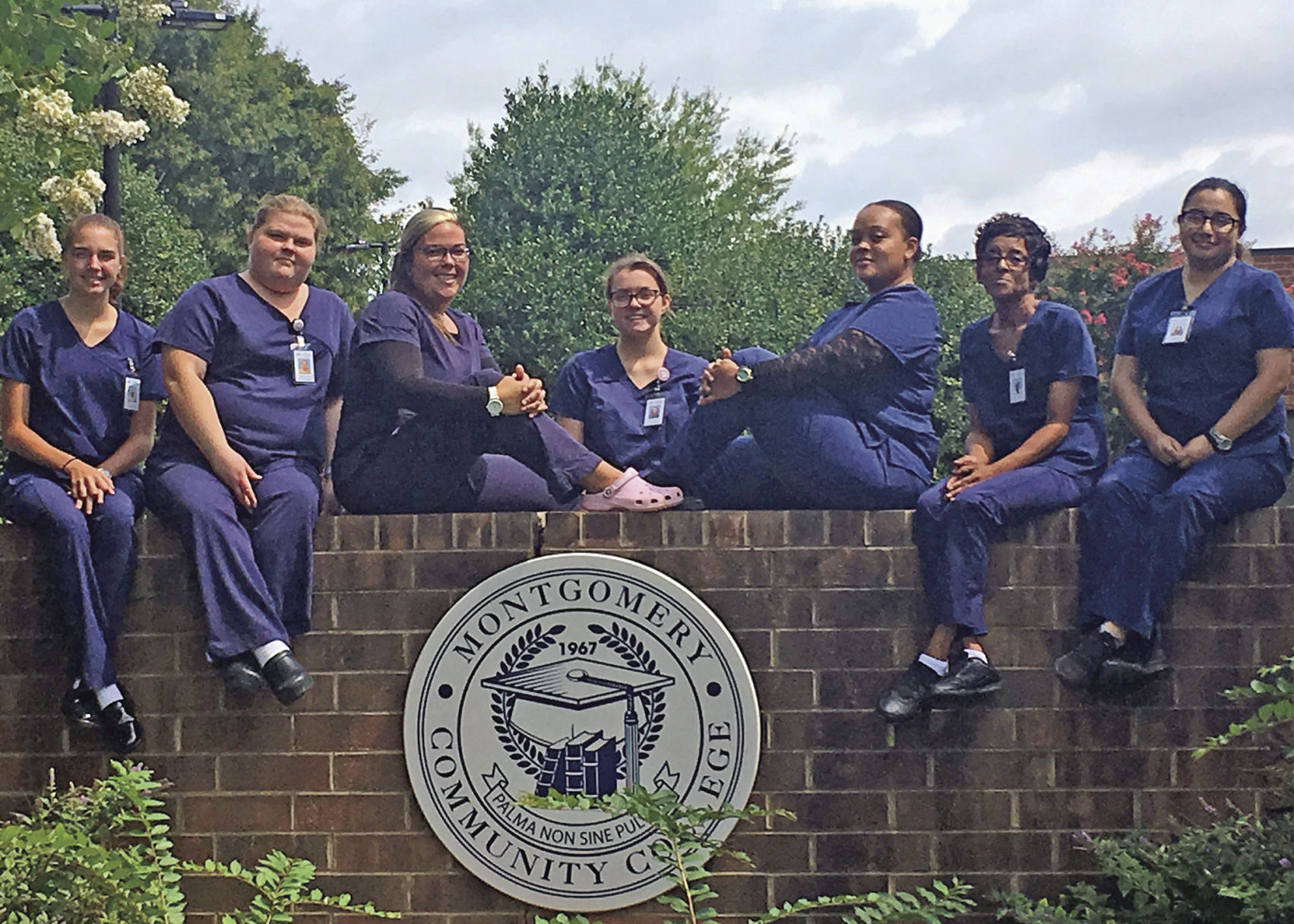 Montgomery Community College: 2019 summer NA I class graduates